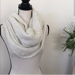 Sequin HM infinity scarf